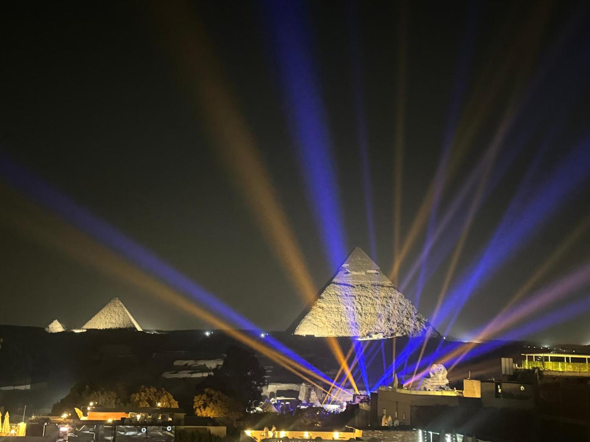 Pyramids And Sphinx Hotel Kafret el-Gabal Exterior foto